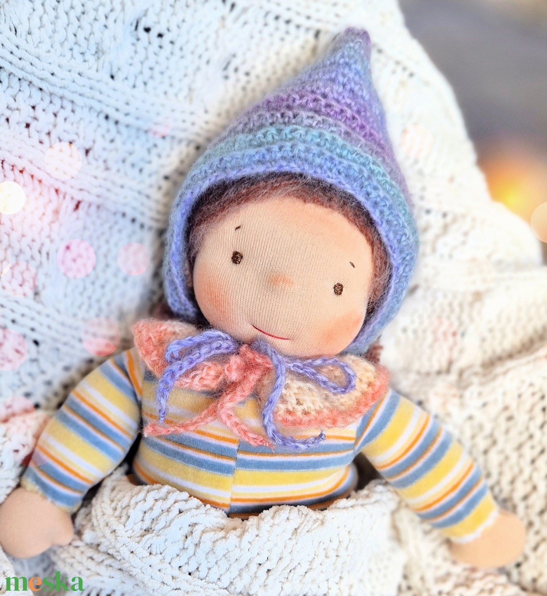 Zsófi waldorf baba, plüss baba - játék & sport - baba & babaház - baba - Meska.hu