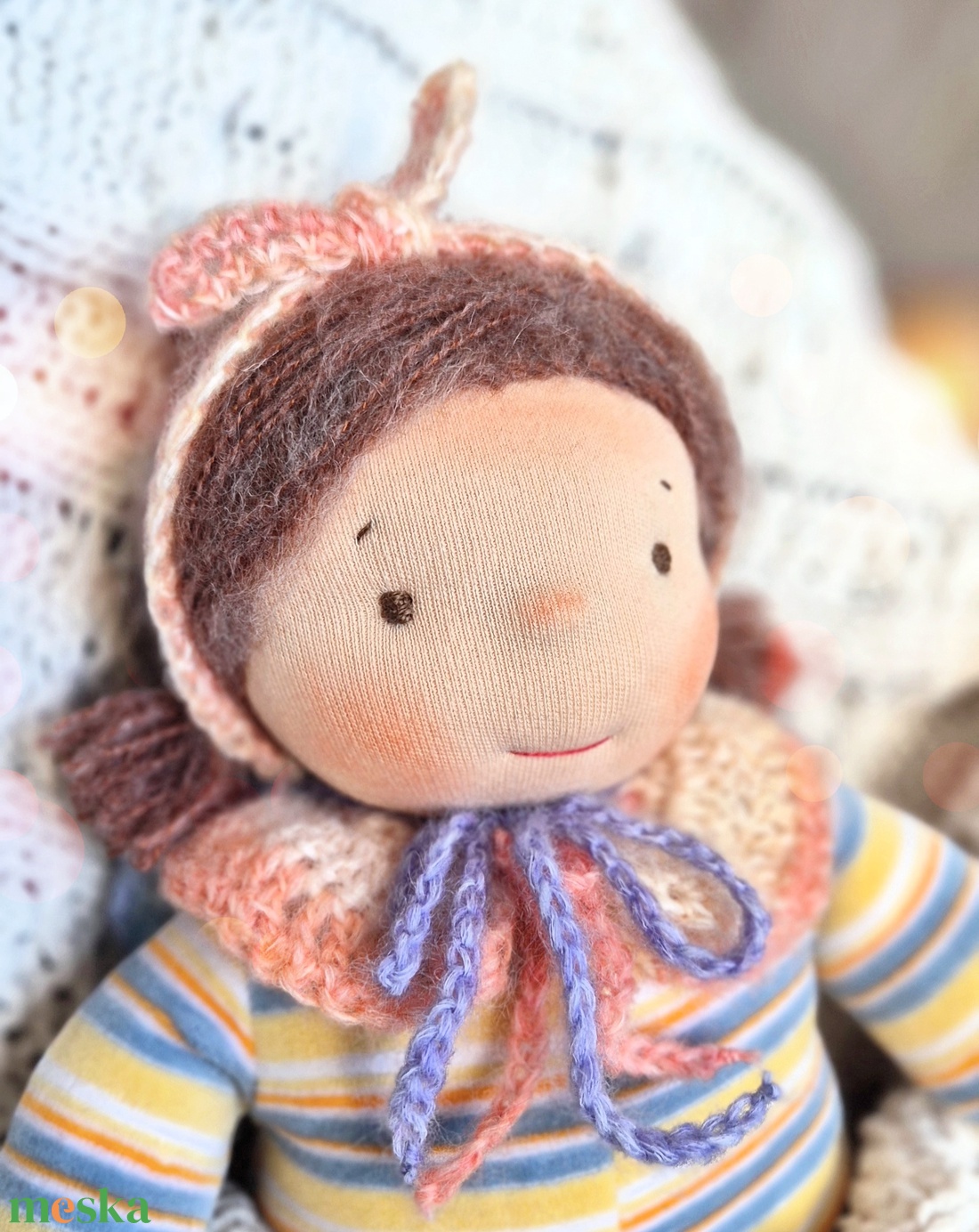 Zsófi waldorf baba, plüss baba - játék & sport - baba & babaház - baba - Meska.hu