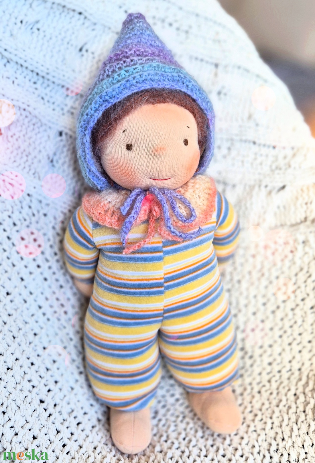 Zsófi waldorf baba, plüss baba - játék & sport - baba & babaház - baba - Meska.hu