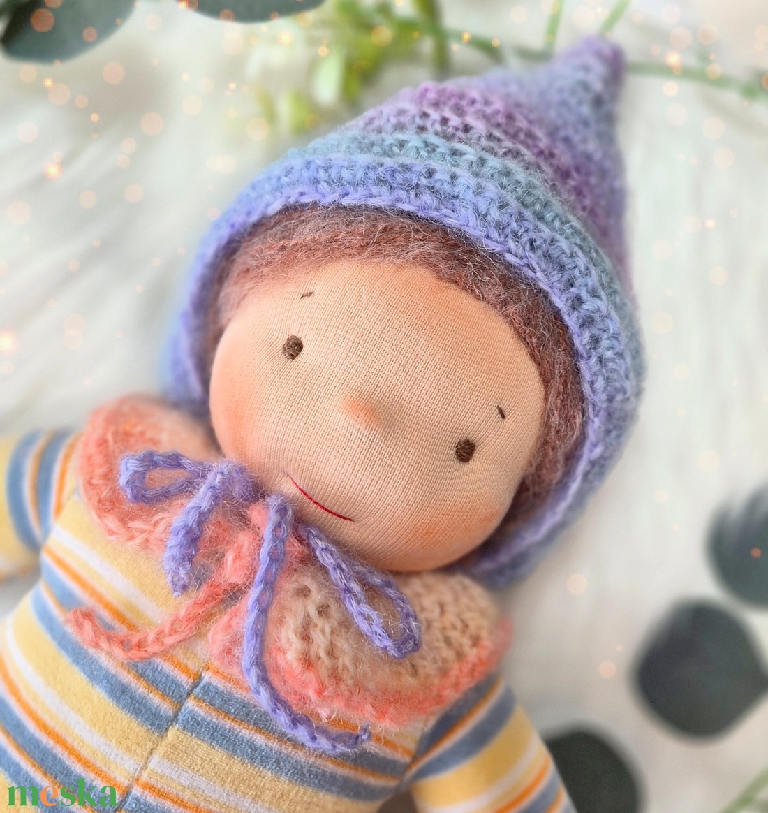 Zsófi waldorf baba, plüss baba - játék & sport - baba & babaház - baba - Meska.hu
