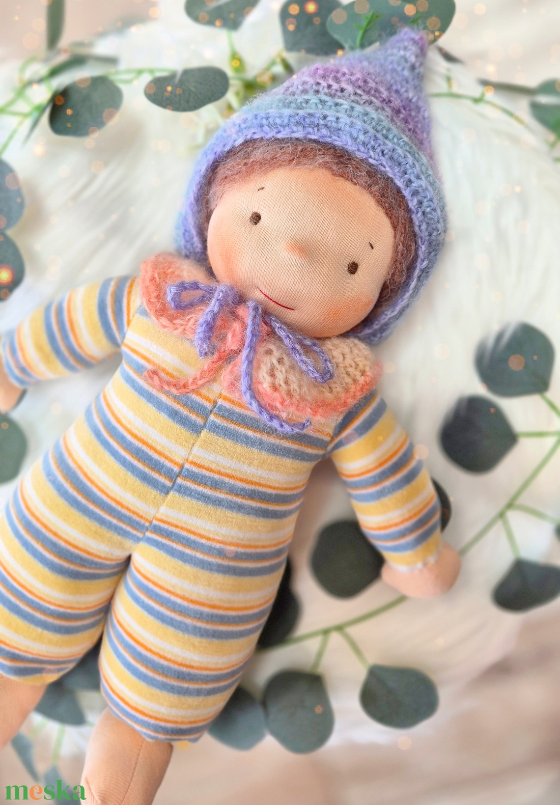 Zsófi waldorf baba, plüss baba - játék & sport - baba & babaház - baba - Meska.hu