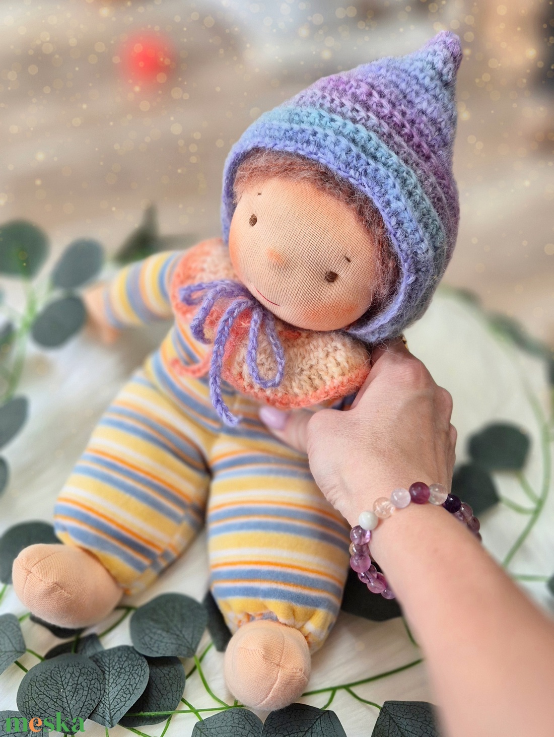 Zsófi waldorf baba, plüss baba - játék & sport - baba & babaház - baba - Meska.hu