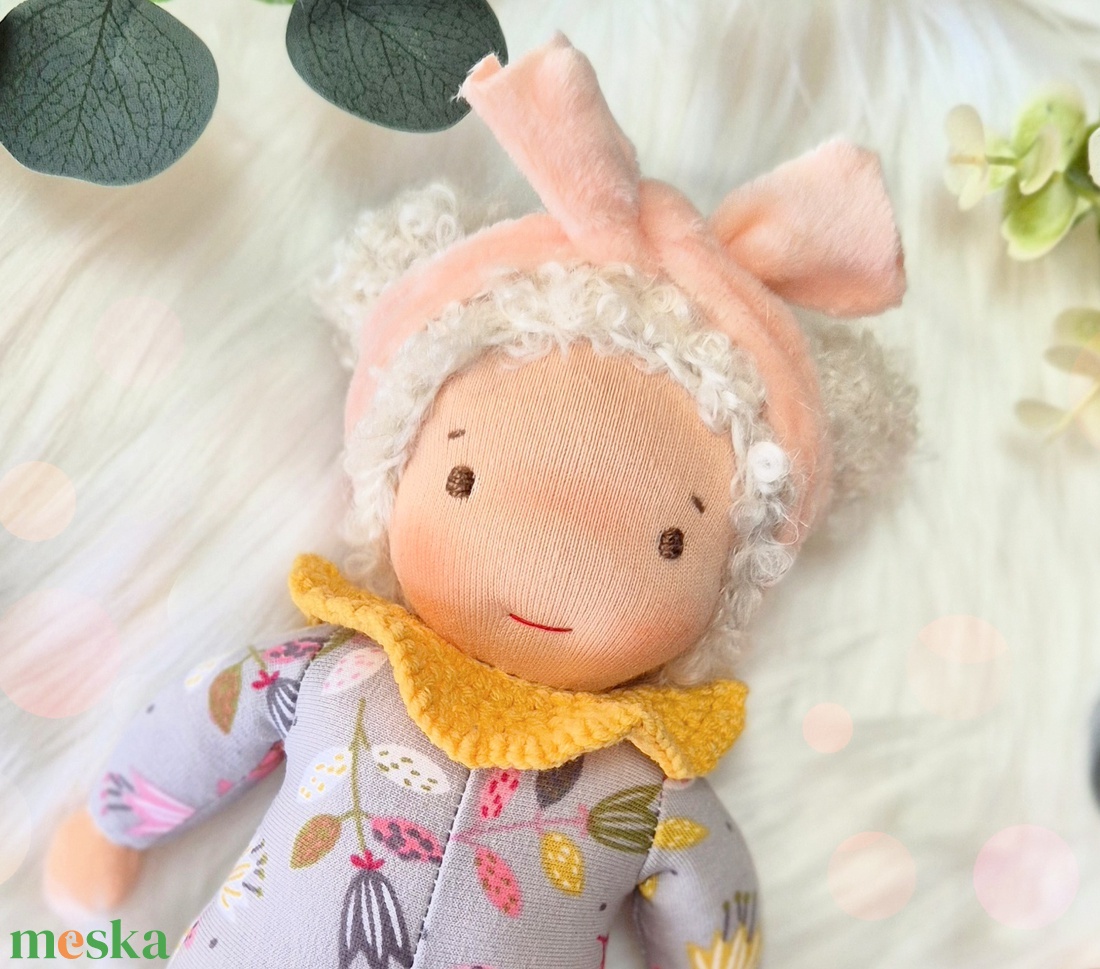 Bori waldorf baba, plüss baba - játék & sport - baba & babaház - baba - Meska.hu