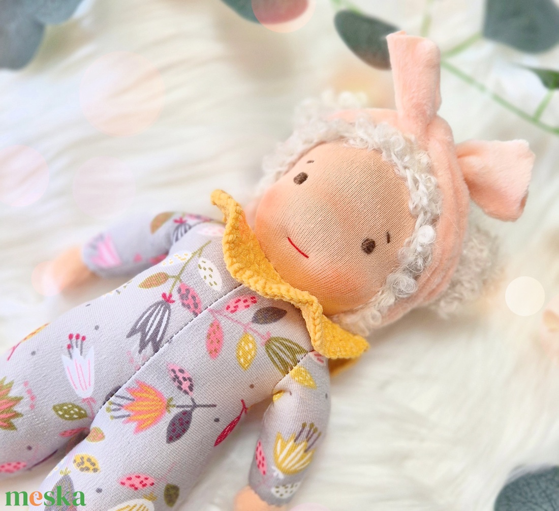 Bori waldorf baba, plüss baba - játék & sport - baba & babaház - baba - Meska.hu