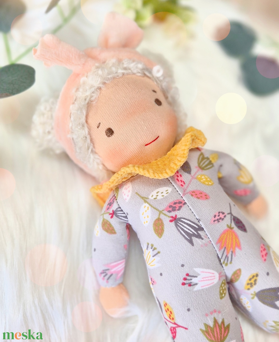 Bori waldorf baba, plüss baba - játék & sport - baba & babaház - baba - Meska.hu