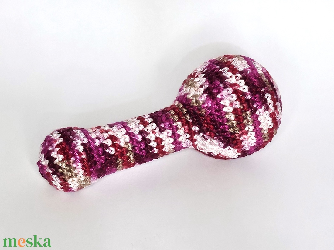 Horgolt csörgő - baba - mama - baba játékok - csörgő - Meska.hu