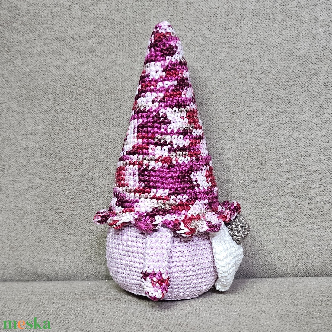 Horgolt manó babaszobába � kedves ajándék újszülöttnek - baba - mama - babaszoba dekoráció - babanév dekoráció - Meska.hu