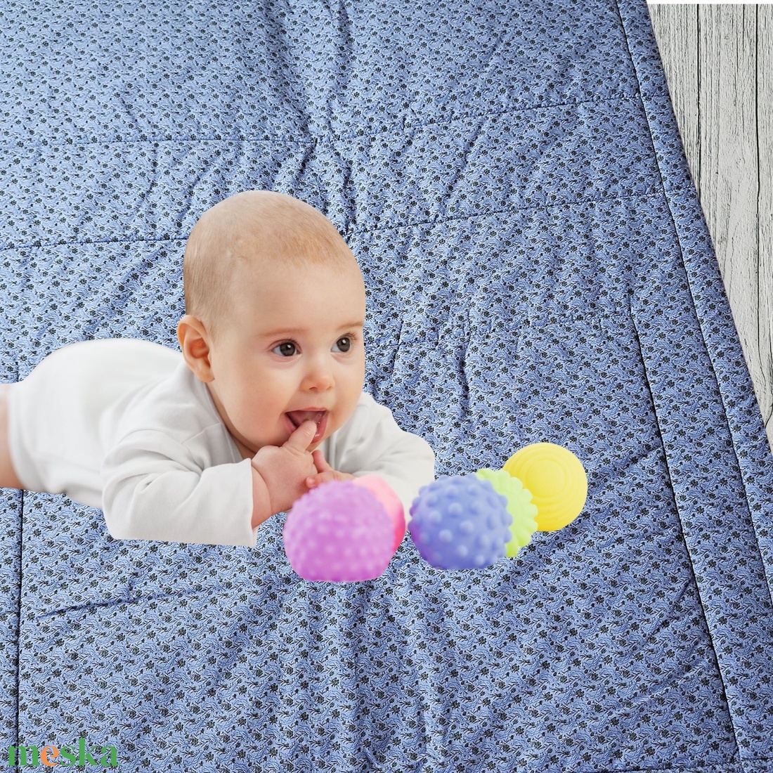 Állatmintás patchwork-betétes babatakaró � puha játszópléd babáknak, babaváró ajándék - baba - mama - baba ágynemű - babatakaró, gyerek pléd - Meska.hu