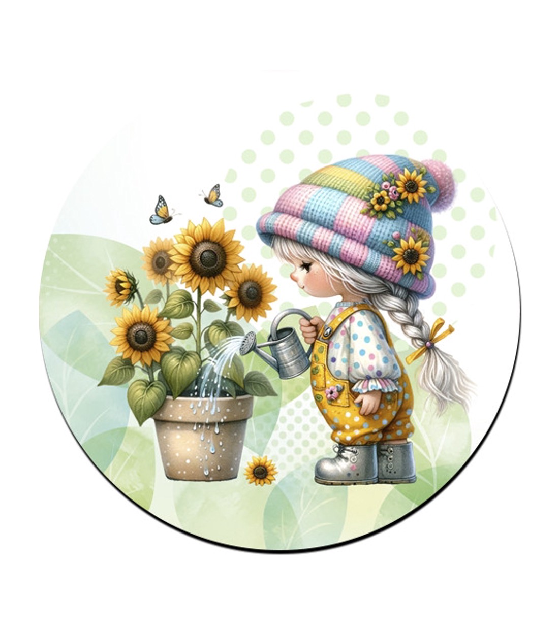 3 db bájos napraforgós manólány alátét szett (#73) - otthon & életmód - konyhafelszerelés, tálalás - tálalás - tányér- és poháralátét - Meska.hu