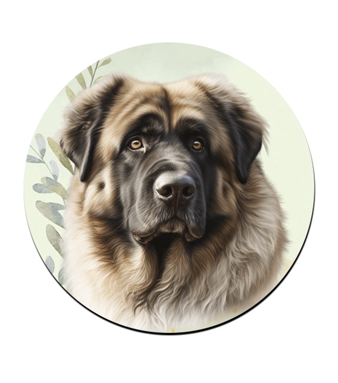 Kaukázusi juhászkutya portré mintás bögre alátét -  - Meska.hu