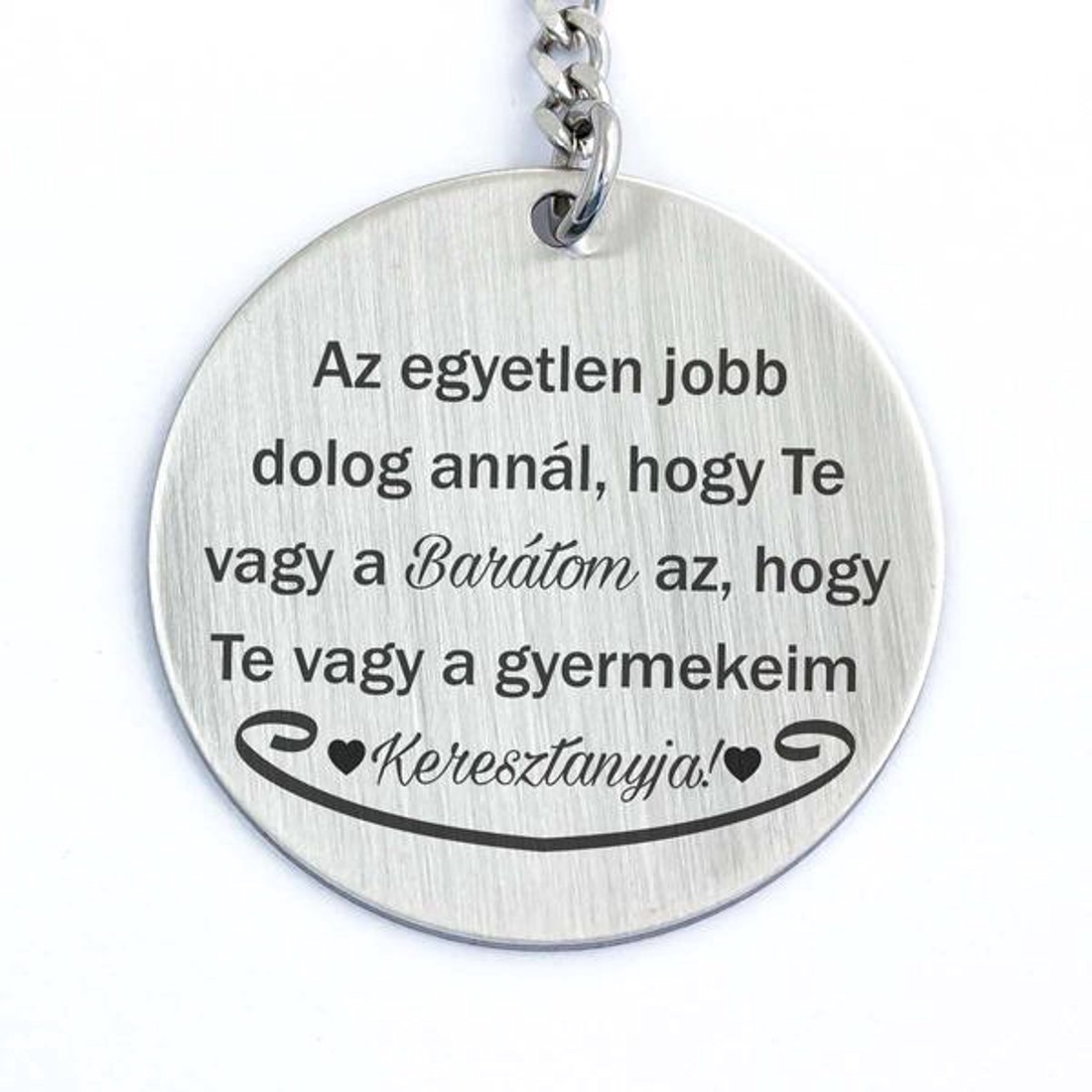 Te vagy a Barátom és Keresztanya acél medálos kulcstartó - táska & tok - kulcstartó & táskadísz - kulcstartó - Meska.hu Te vagy a Barátom és Keresztanya acél medálos kulcstartó - táska & tok - kulcstartó & táskadísz - kulcstartó - Meska.hu