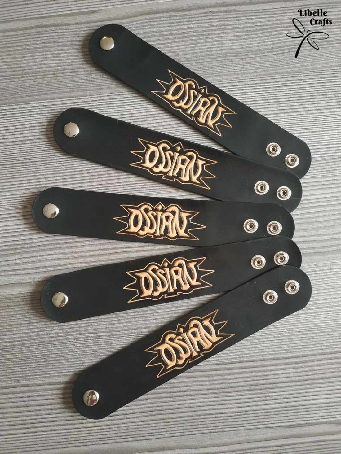 Ossian feliratú karpánt - ékszer - karkötő - széles karkötő - Meska.hu