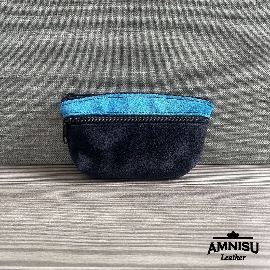 Sötétkék - kék kettő cipzáras kulcstartó B6013 - táska & tok - kulcstartó & táskadísz - kulcstartó - Meska.hu