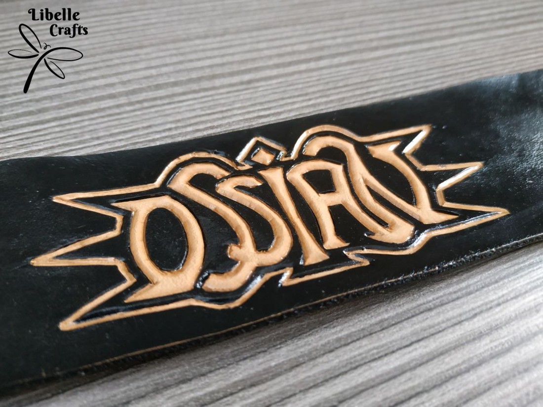 Ossian feliratú karpánt - ékszer - karkötő - széles karkötő - Meska.hu