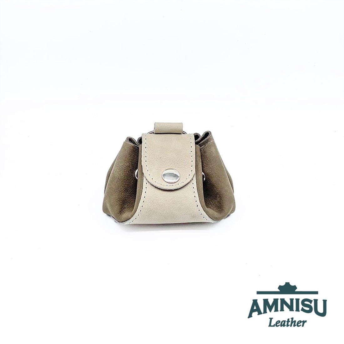 Szürke - keki bőr mini 2in1 szütyő és kockatálca N8014-7007 - játék & sport - táblajáték és kártyajáték - társasjátékok - dobókocka - Meska.hu