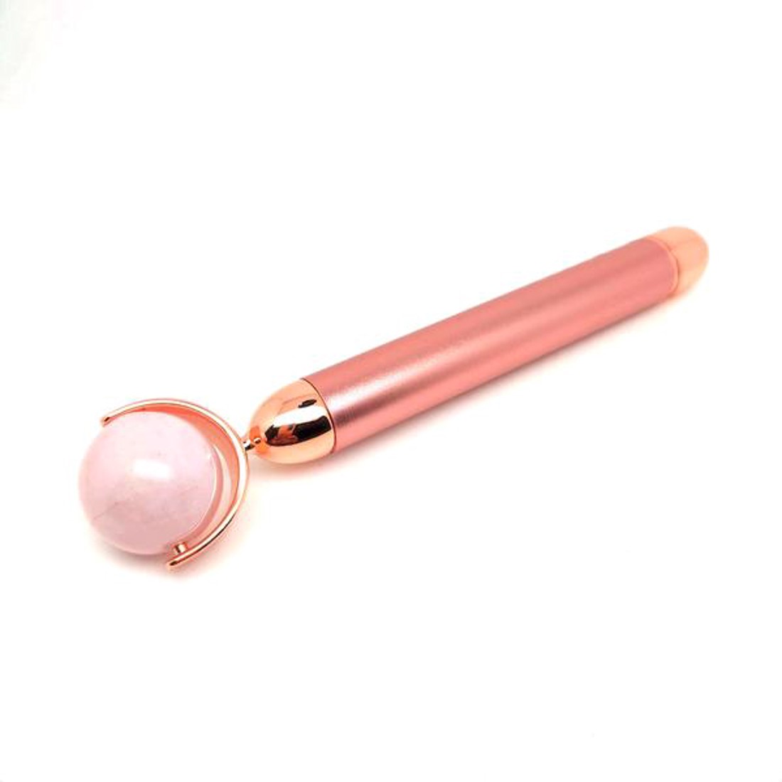 Masszázs roller rózsa gömb rose gold nyél elemes - otthon & életmód - dekoráció - spiritualitás - ásványok - Meska.hu