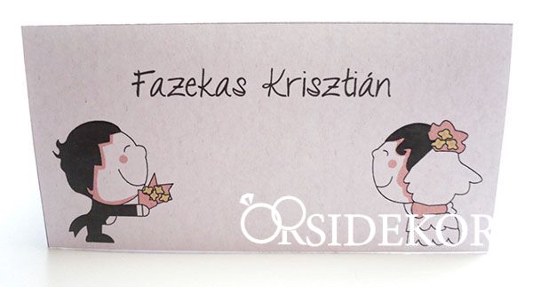 Ültetőkártya, nyomtatott figurás - esküvő - meghívó & kártya - ültetési rend - Meska.hu Ültetőkártya, nyomtatott figurás - esküvő - meghívó & kártya - ültetési rend - Meska.hu