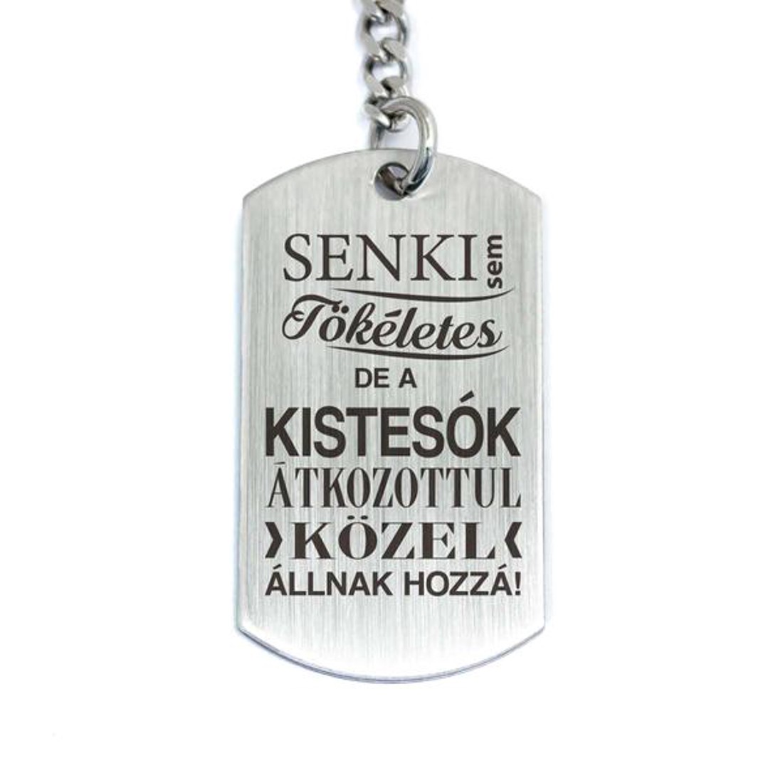 Senki sem tökéletes de a kistesók acél medálos kulcstartó - táska & tok - kulcstartó & táskadísz - kulcstartó - Meska.hu Senki sem tökéletes de a kistesók acél medálos kulcstartó - táska & tok - kulcstartó & táskadísz - kulcstartó - Meska.hu