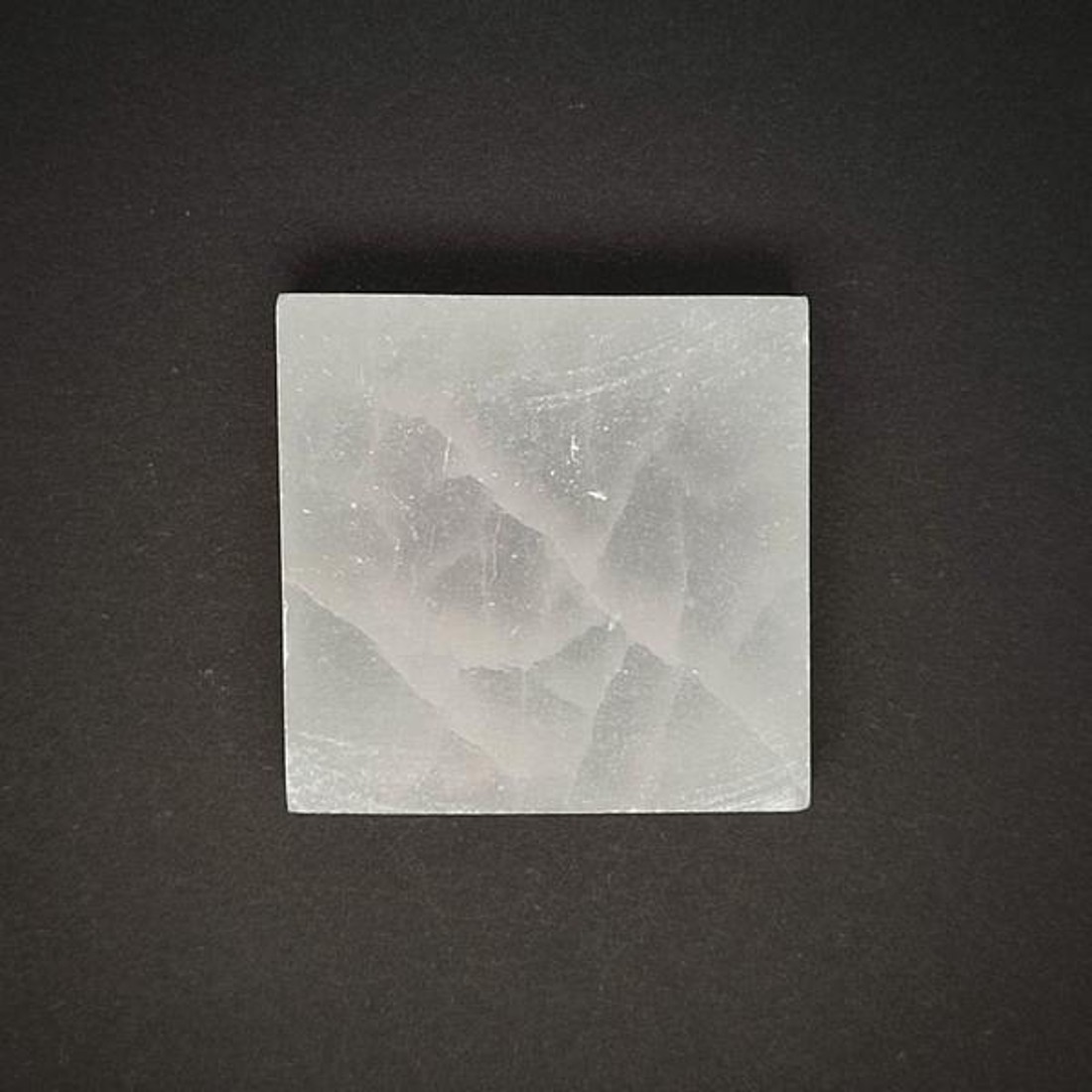 Szelenit négyzet lap 10x10cm - kellékek & szerszámok - ásvány alapanyag - szelenit korong - Meska.hu