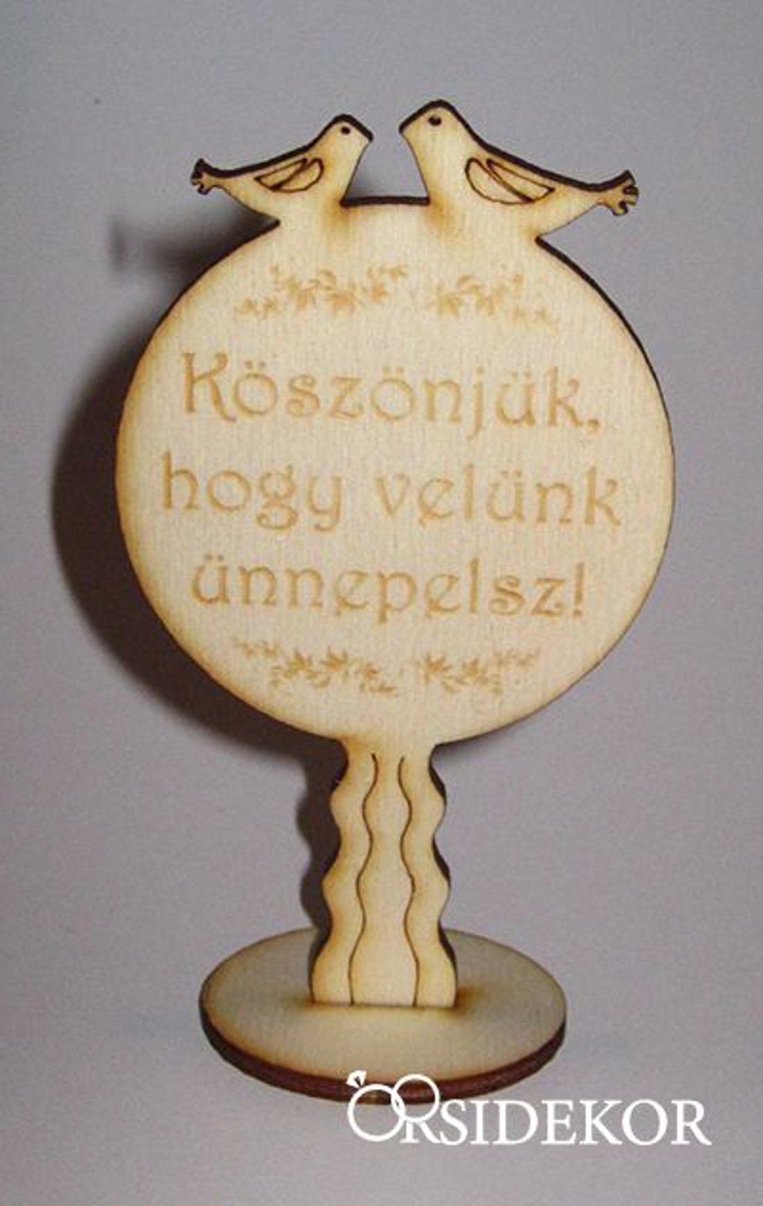 Köszönetajándék és ültetőkártya galambos 2 az 1-ben - esküvő - emlék & ajándék - köszönőajándék - Meska.hu