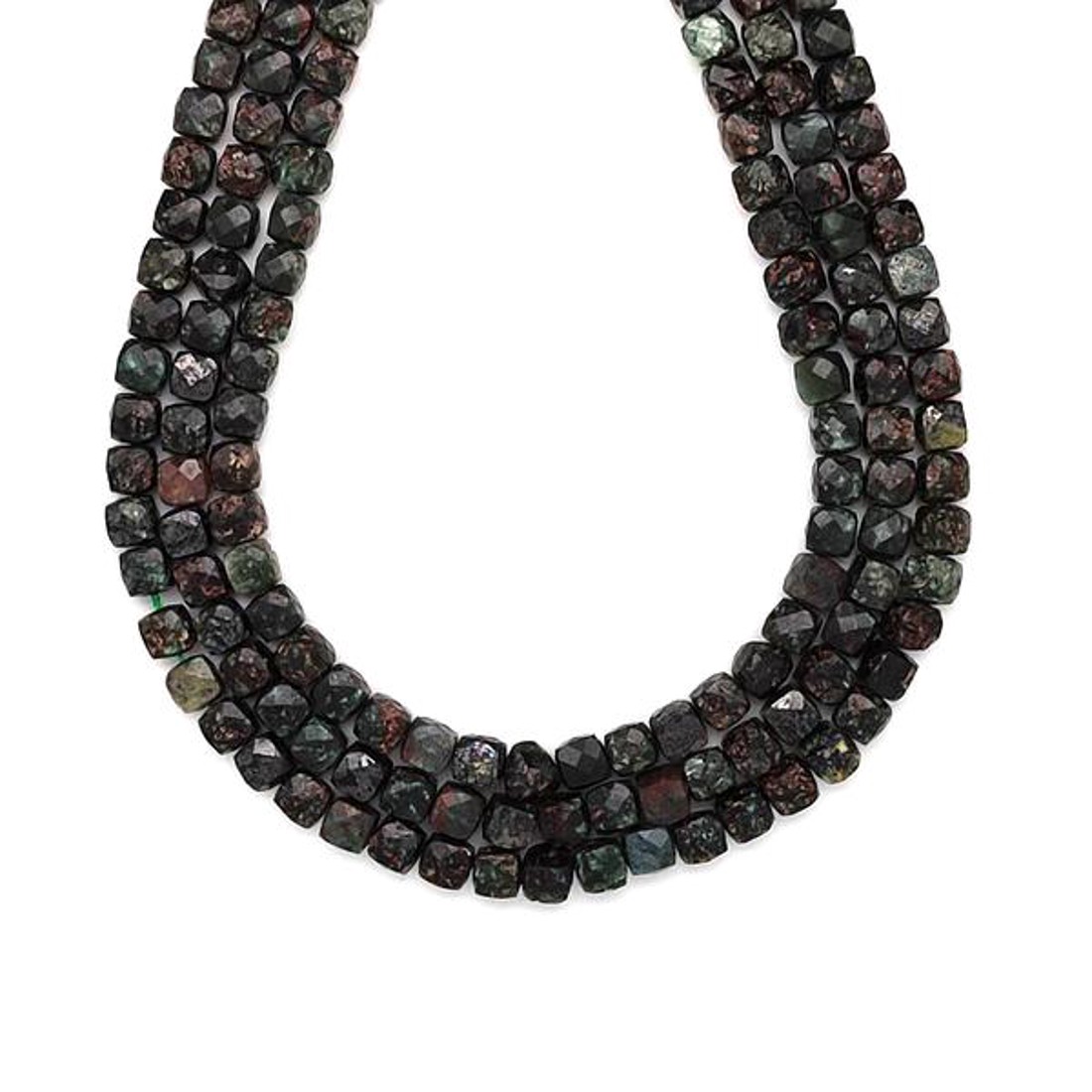 Szerafinit fazettált kocka 5x5mm ékszerkészítő alapanyag (füzér) - kellékek & szerszámok - ásvány alapanyag - ásványfüzér - Meska.hu