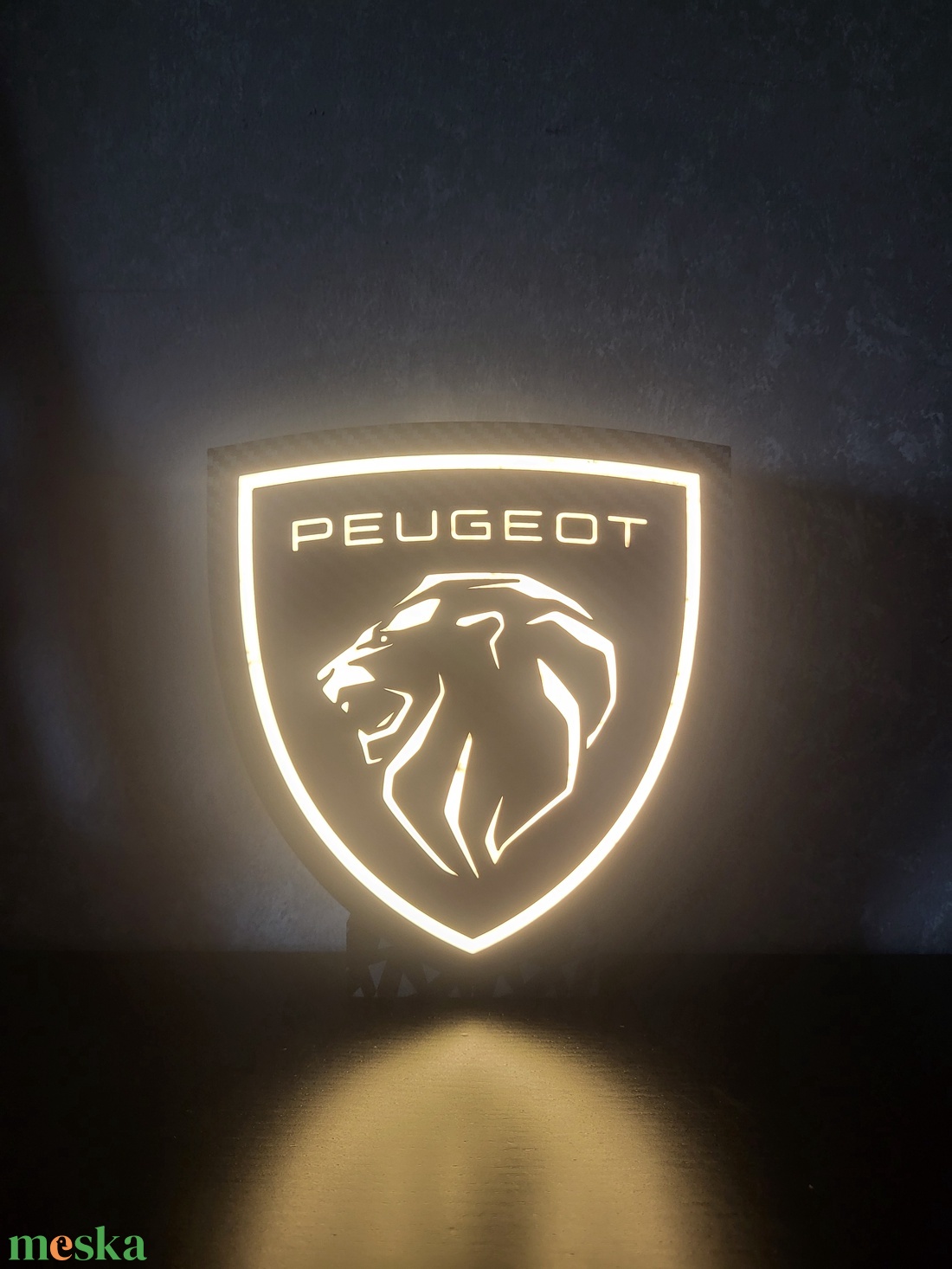 Peugeot dekor lmpa - otthon & életmód - dekoráció - dísztárgy - Meska.hu