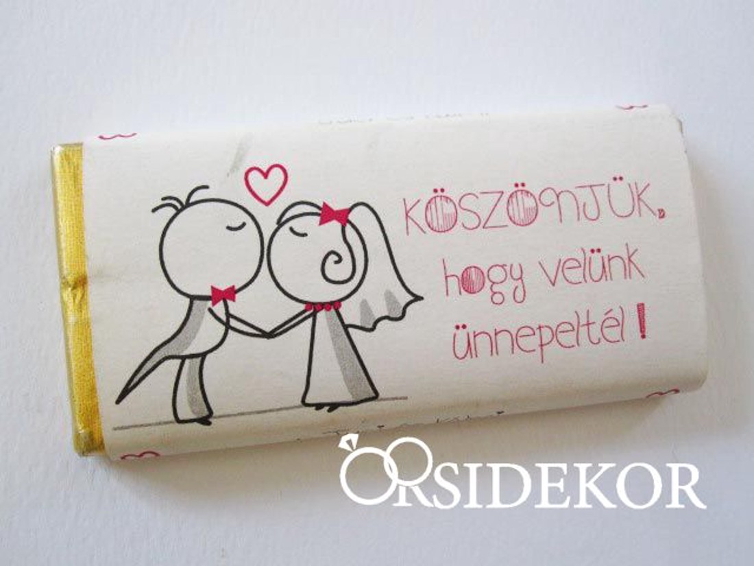 Köszönetajándék csoki - esküvő - dekoráció - helyszíni dekor - Meska.hu Köszönetajándék csoki - esküvő - dekoráció - helyszíni dekor - Meska.hu
