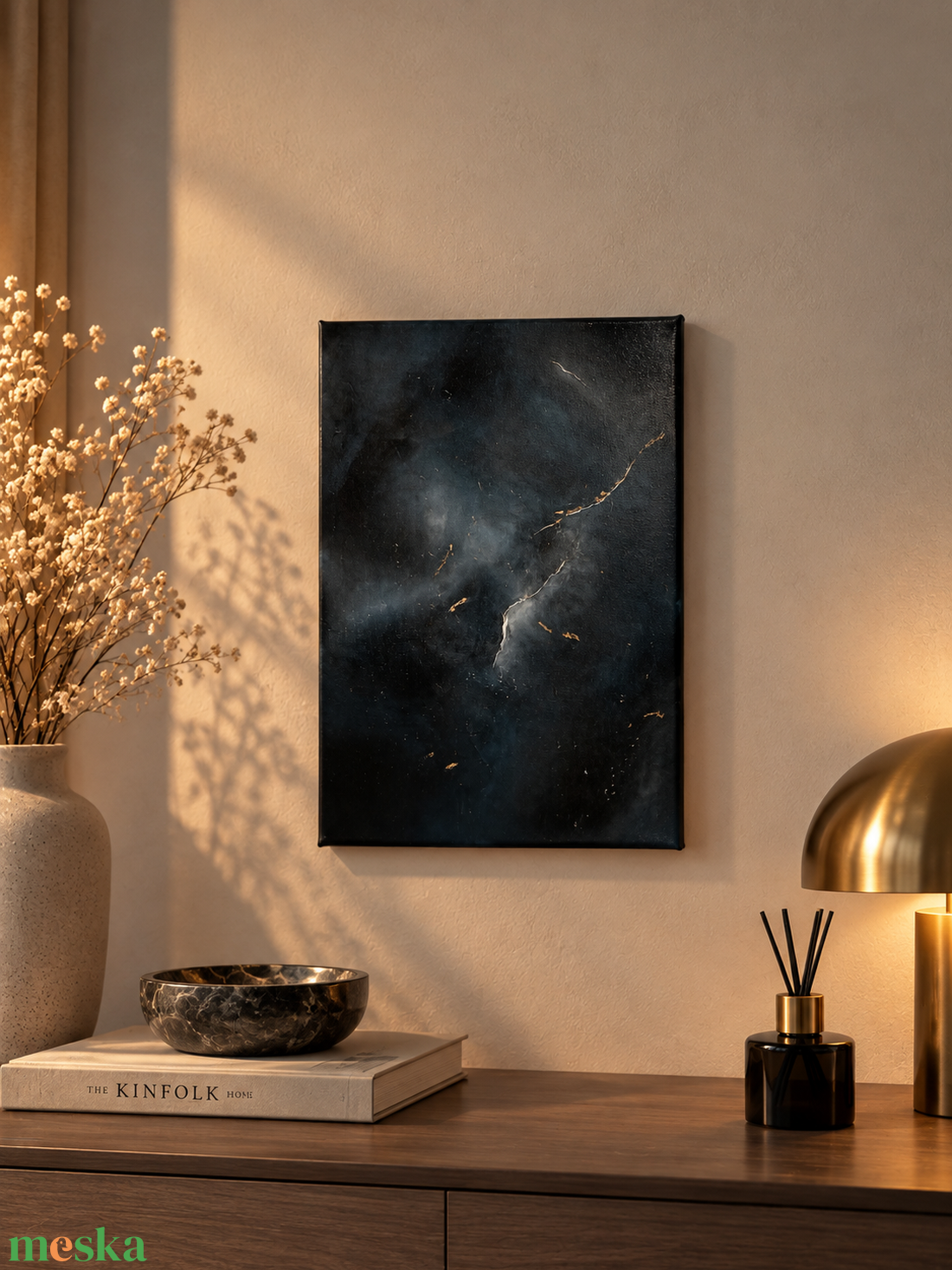 Túl a galaxisokon- akril festmény - művészet - festmény - akril - Meska.hu