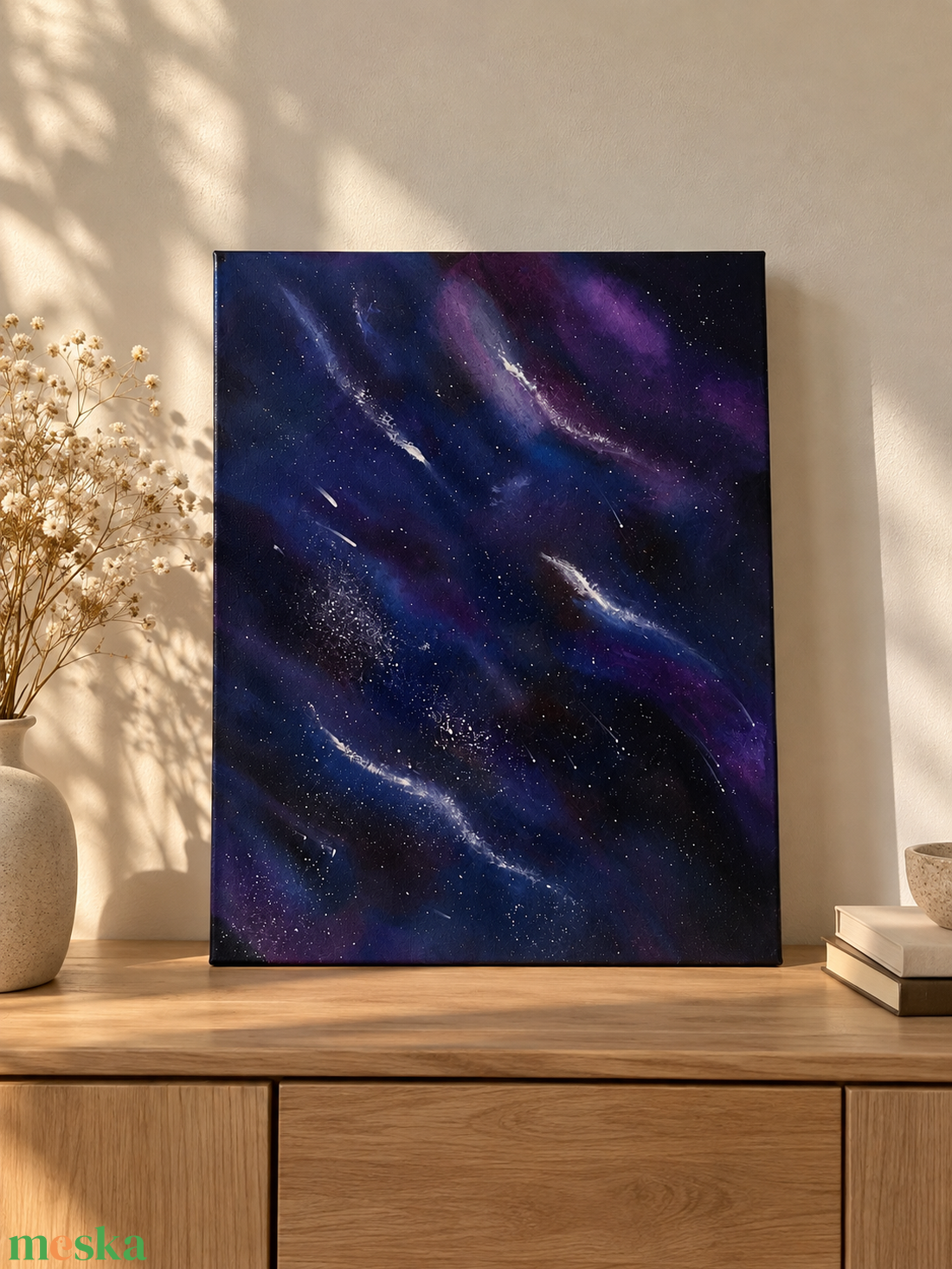 Galaxisok útjában - akril festmény - művészet - festmény - akril - Meska.hu