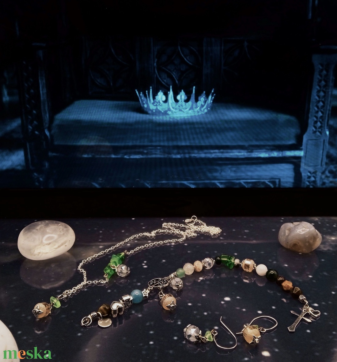 Aranyalma - Ezüstalma ( Avalon ) ékszerszett - ékszer - ékszerszett - Meska.hu Aranyalma - Ezüstalma ( Avalon ) ékszerszett - ékszer - ékszerszett - Meska.hu