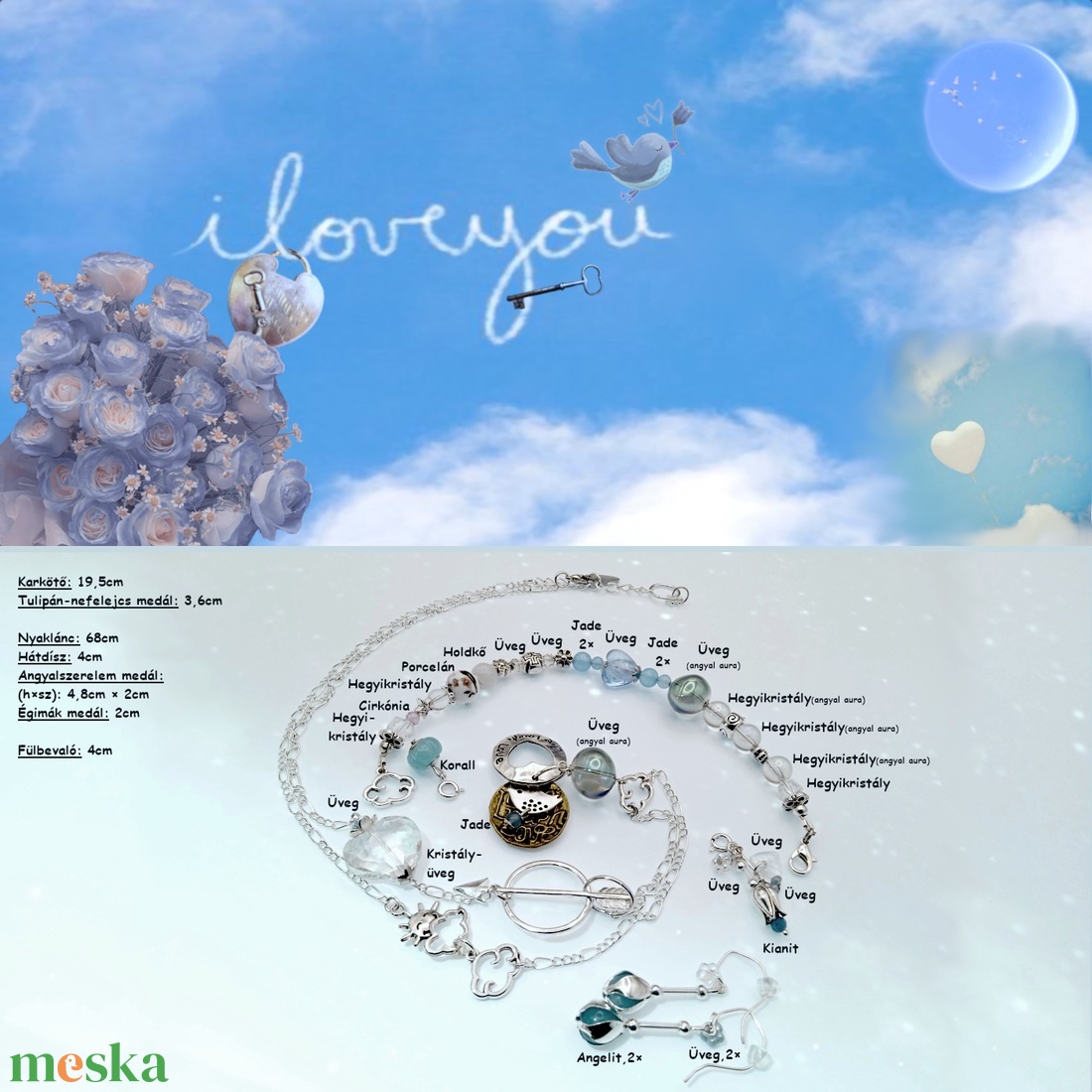 ' Be my Valentine ' ékszerszett - ékszer - ékszerszett - Meska.hu