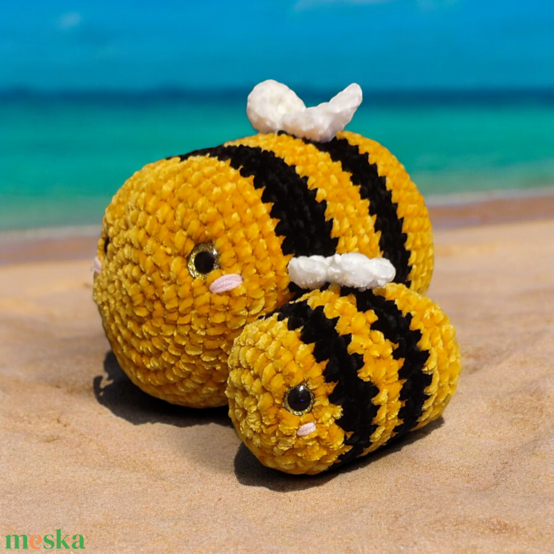 Bee horgolt méhecske (kicsi) - játék & sport - plüssállat & játékfigura - más figura - Meska.hu Bee horgolt méhecske (kicsi) - játék & sport - plüssállat & játékfigura - más figura - Meska.hu