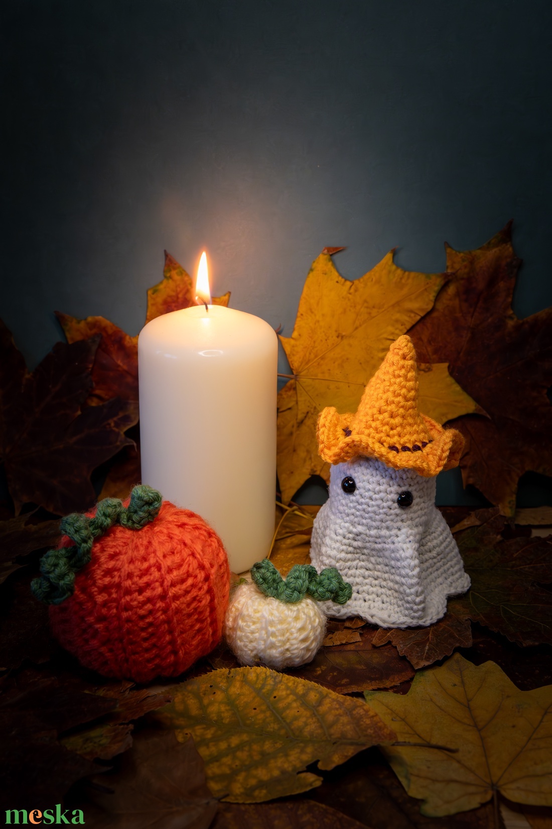 Horgolt tök ajándék szellemmel - otthon & életmód - dekoráció - halloween - halloweeni dekoráció - Meska.hu Horgolt tök ajándék szellemmel - otthon & életmód - dekoráció - halloween - halloweeni dekoráció - Meska.hu