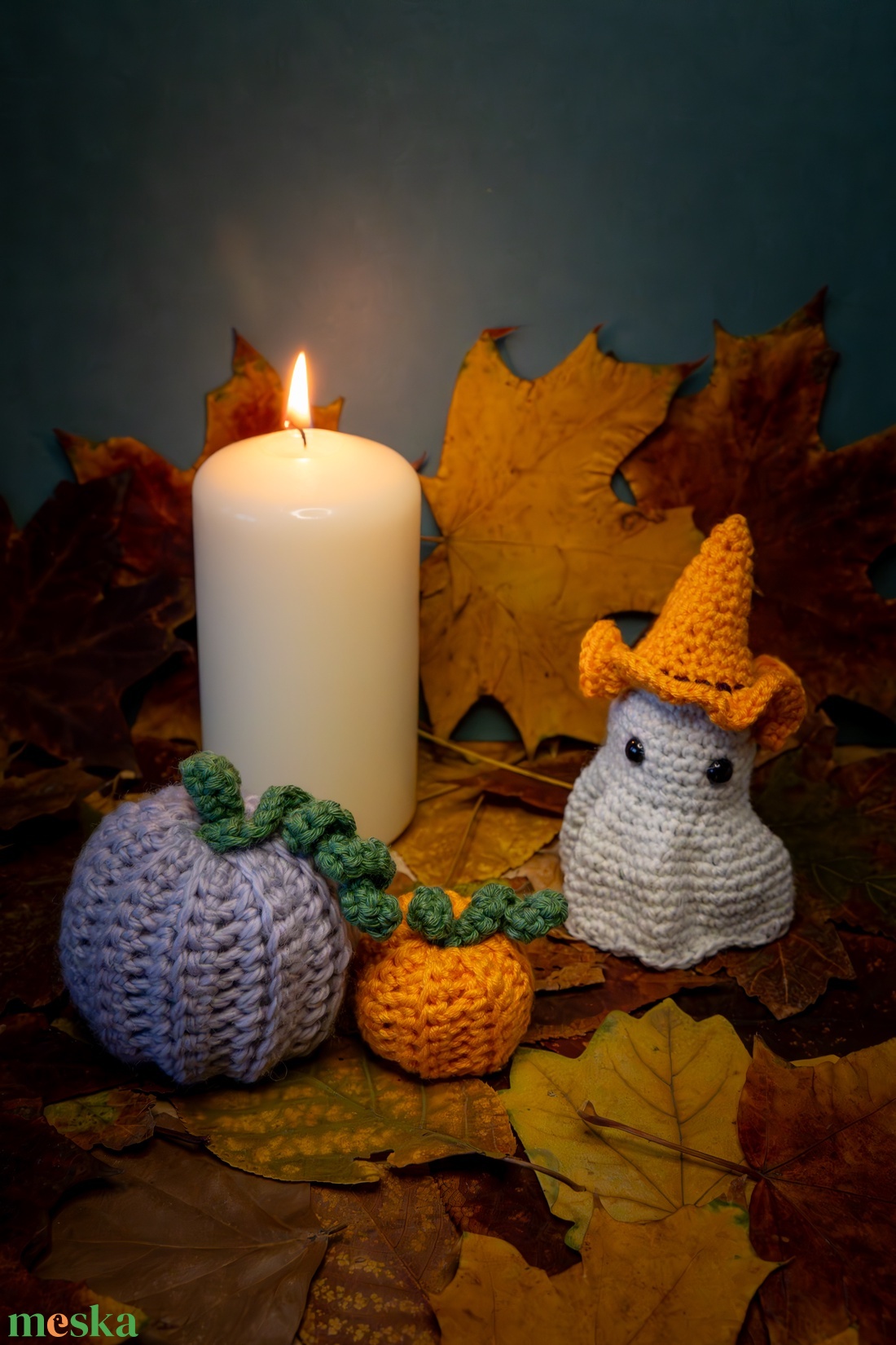 Horgolt tök ajándék szellemmel - otthon & életmód - dekoráció - halloween - halloweeni dekoráció - Meska.hu Horgolt tök ajándék szellemmel - otthon & életmód - dekoráció - halloween - halloweeni dekoráció - Meska.hu
