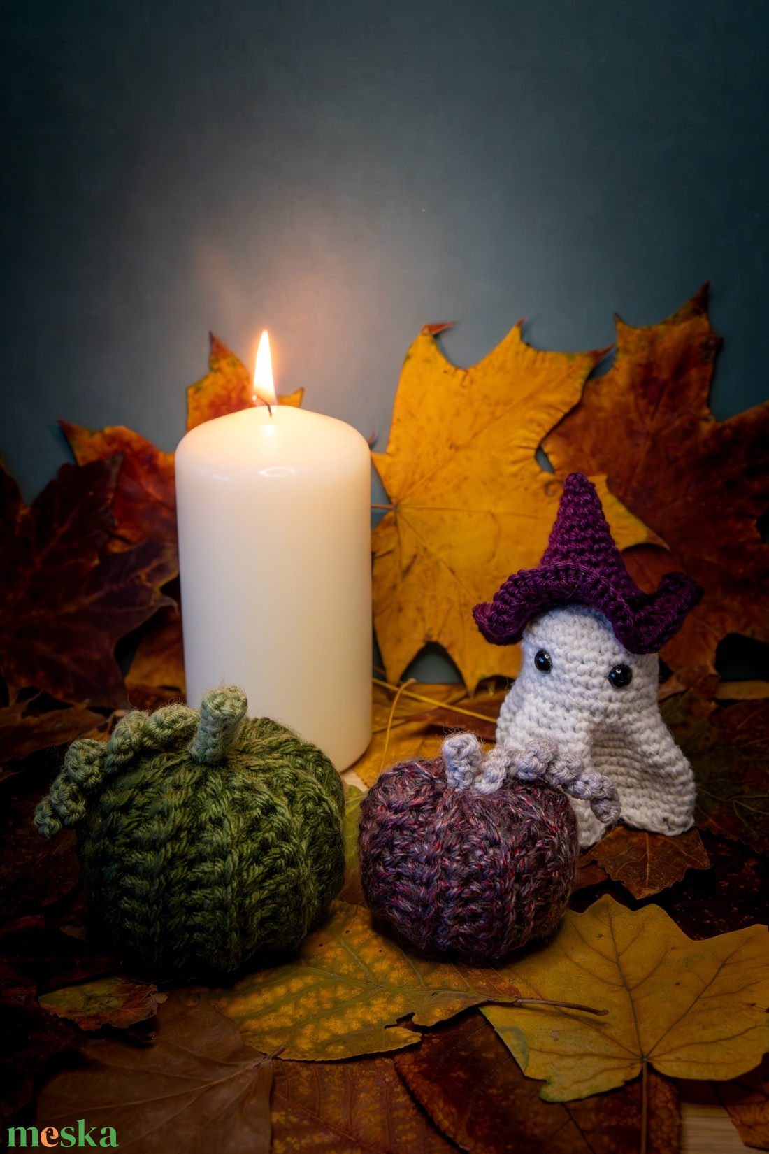Horgolt tök ajándék szellemmel - otthon & életmód - dekoráció - halloween - halloweeni dekoráció - Meska.hu Horgolt tök ajándék szellemmel - otthon & életmód - dekoráció - halloween - halloweeni dekoráció - Meska.hu