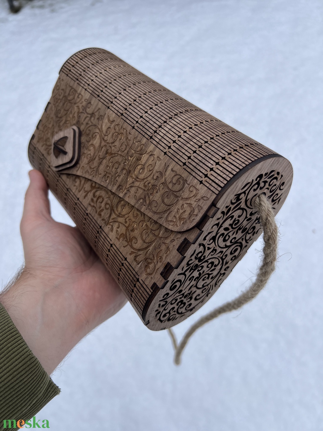 Különleges női táska fából - táska & tok - kézitáska & válltáska - alkalmi táska - Meska.hu