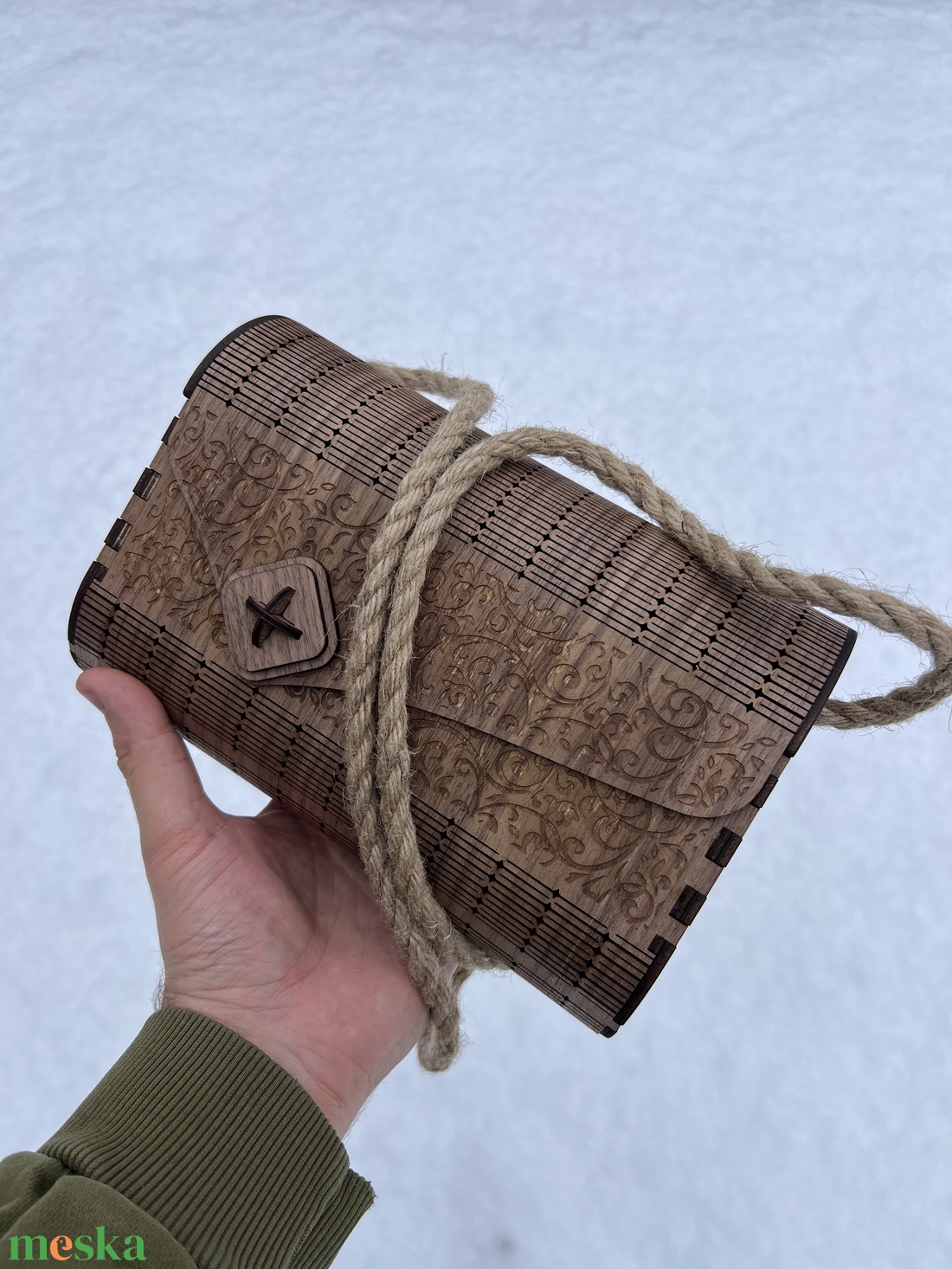 Különleges női táska fából - táska & tok - kézitáska & válltáska - alkalmi táska - Meska.hu