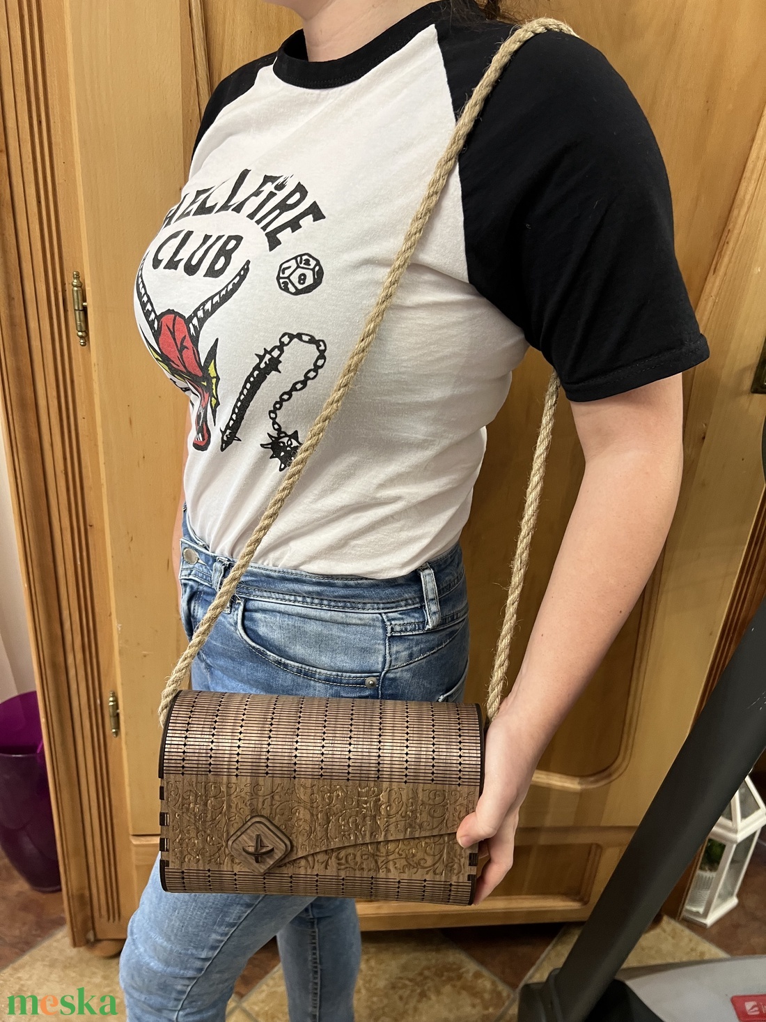 Különleges női táska fából - táska & tok - kézitáska & válltáska - alkalmi táska - Meska.hu