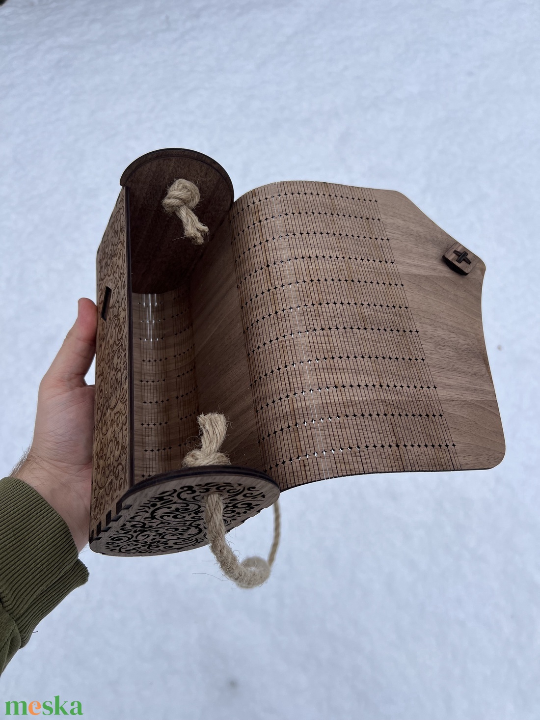 Különleges női táska fából - táska & tok - kézitáska & válltáska - alkalmi táska - Meska.hu