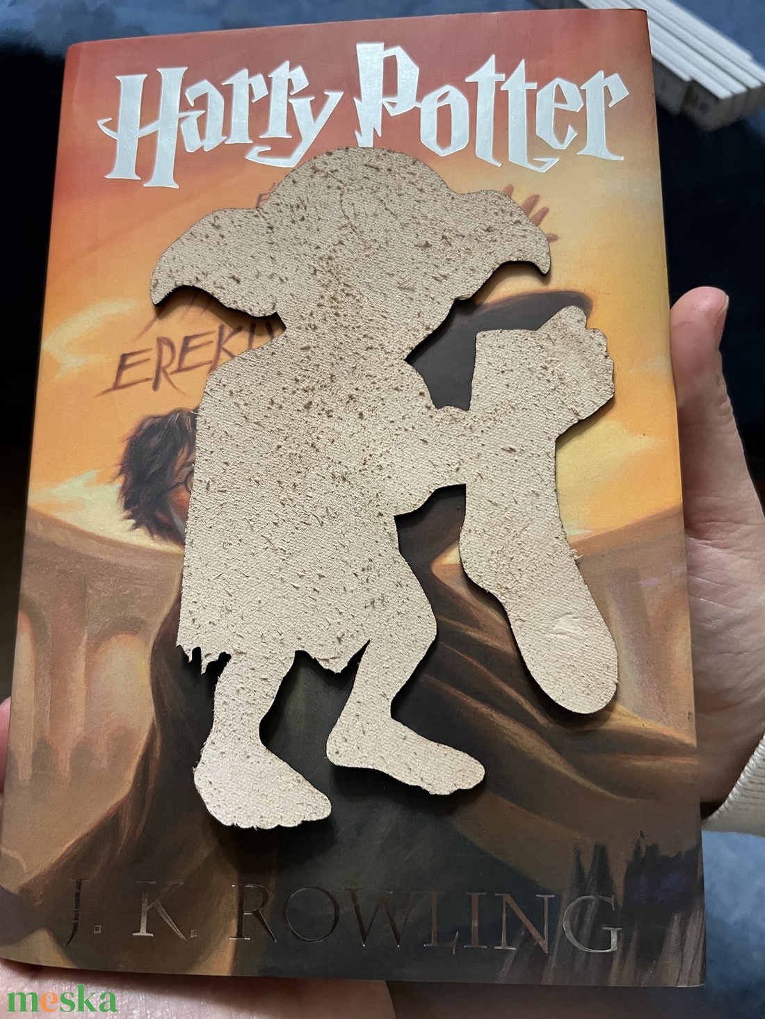 Bőr házimanó könyvjelző - könyv & zene - könyvjelző - Meska.hu