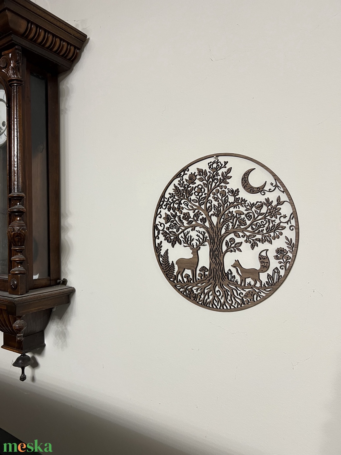 Élet fája fali dísz erdei állatokkal - otthon & életmód - dekoráció - fali és függő dekoráció - falra akasztható dekor - Meska.hu