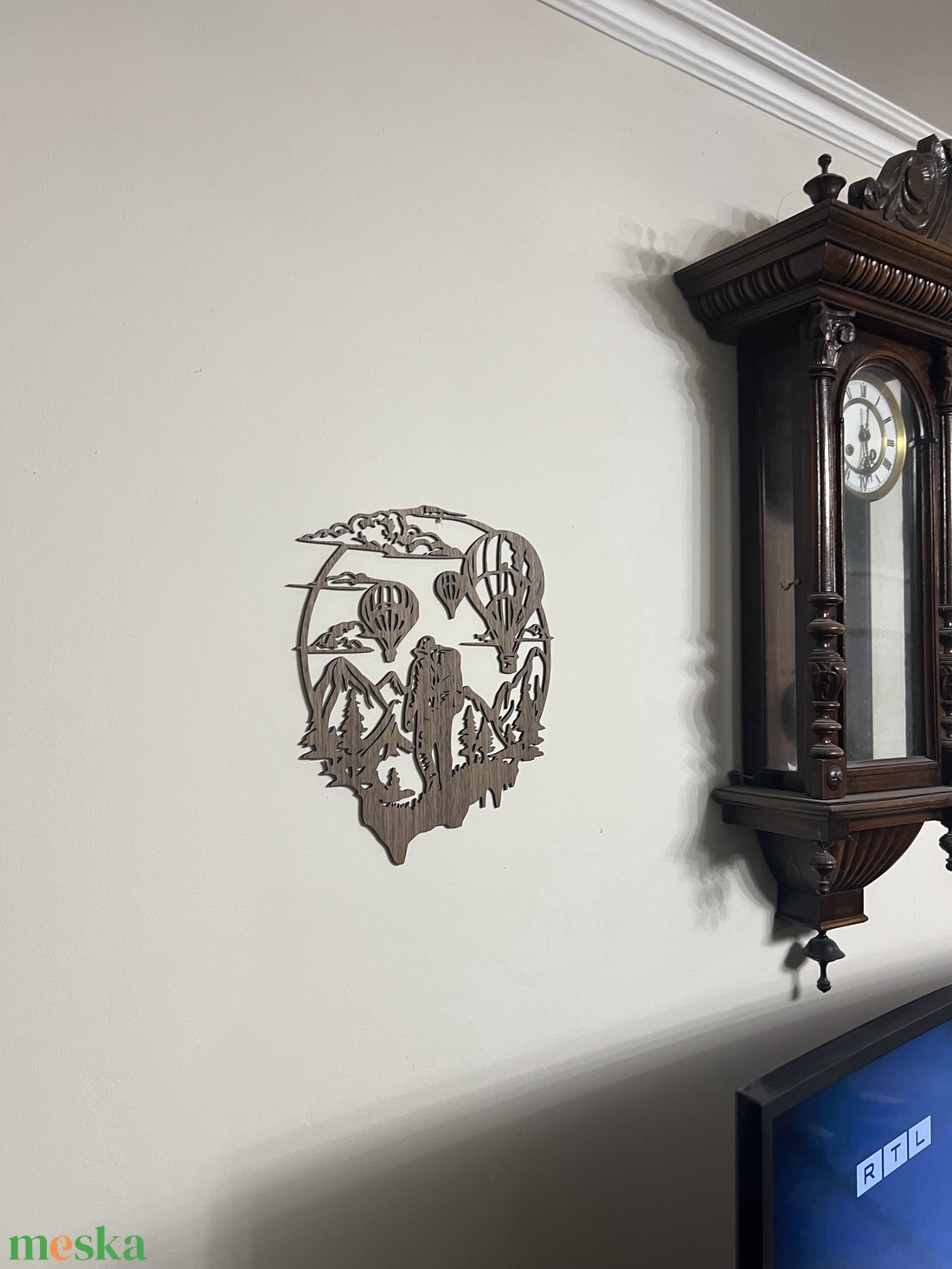 �Túrázó hőlégballonok fali dísz fából - otthon & életmód - dekoráció - fali és függő dekoráció - falra akasztható dekor - Meska.hu