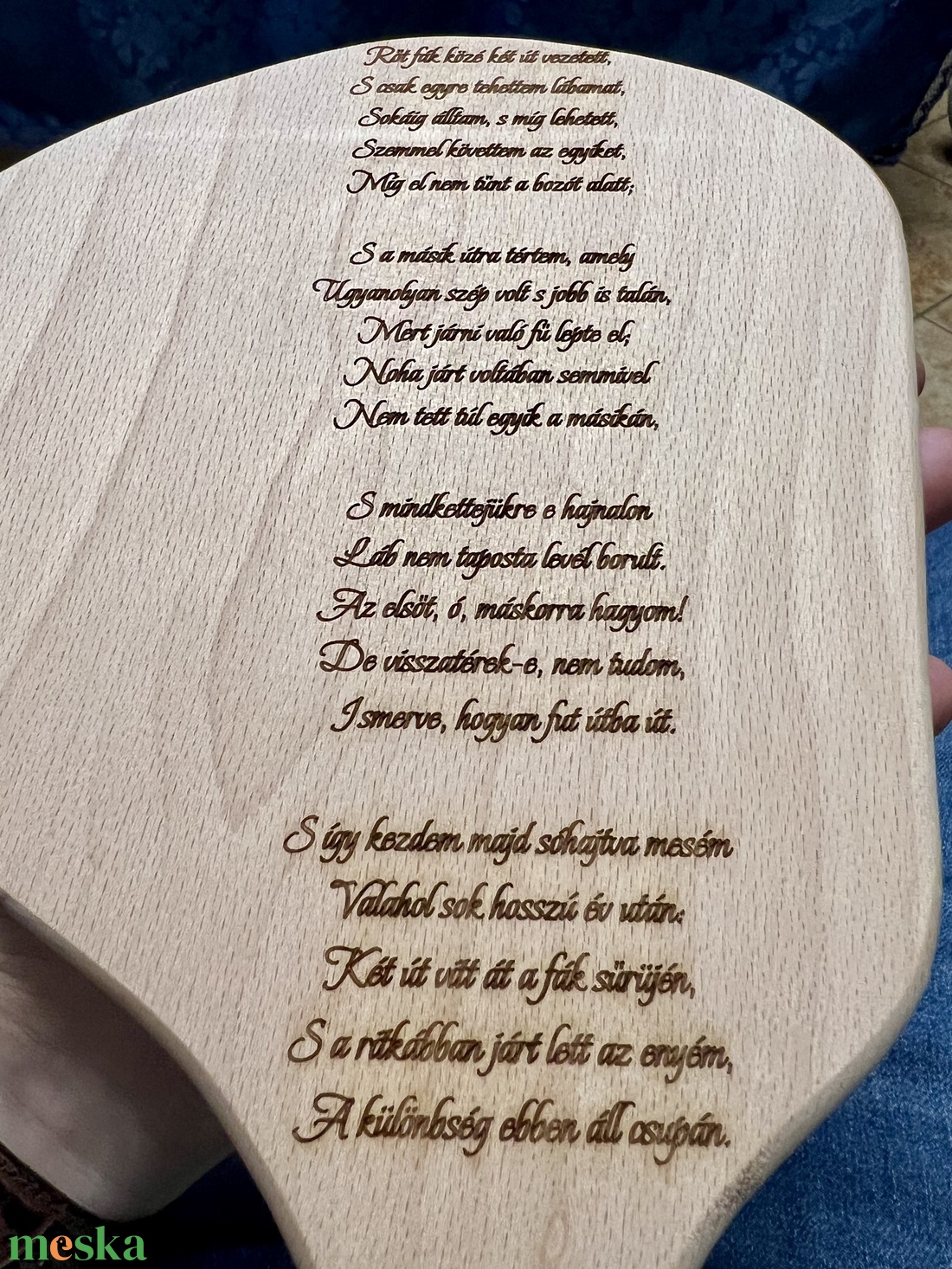 Cinegés vágódeszka gravírozással - otthon & életmód - konyhafelszerelés, tálalás - sütés, főzés - vágódeszka - Meska.hu