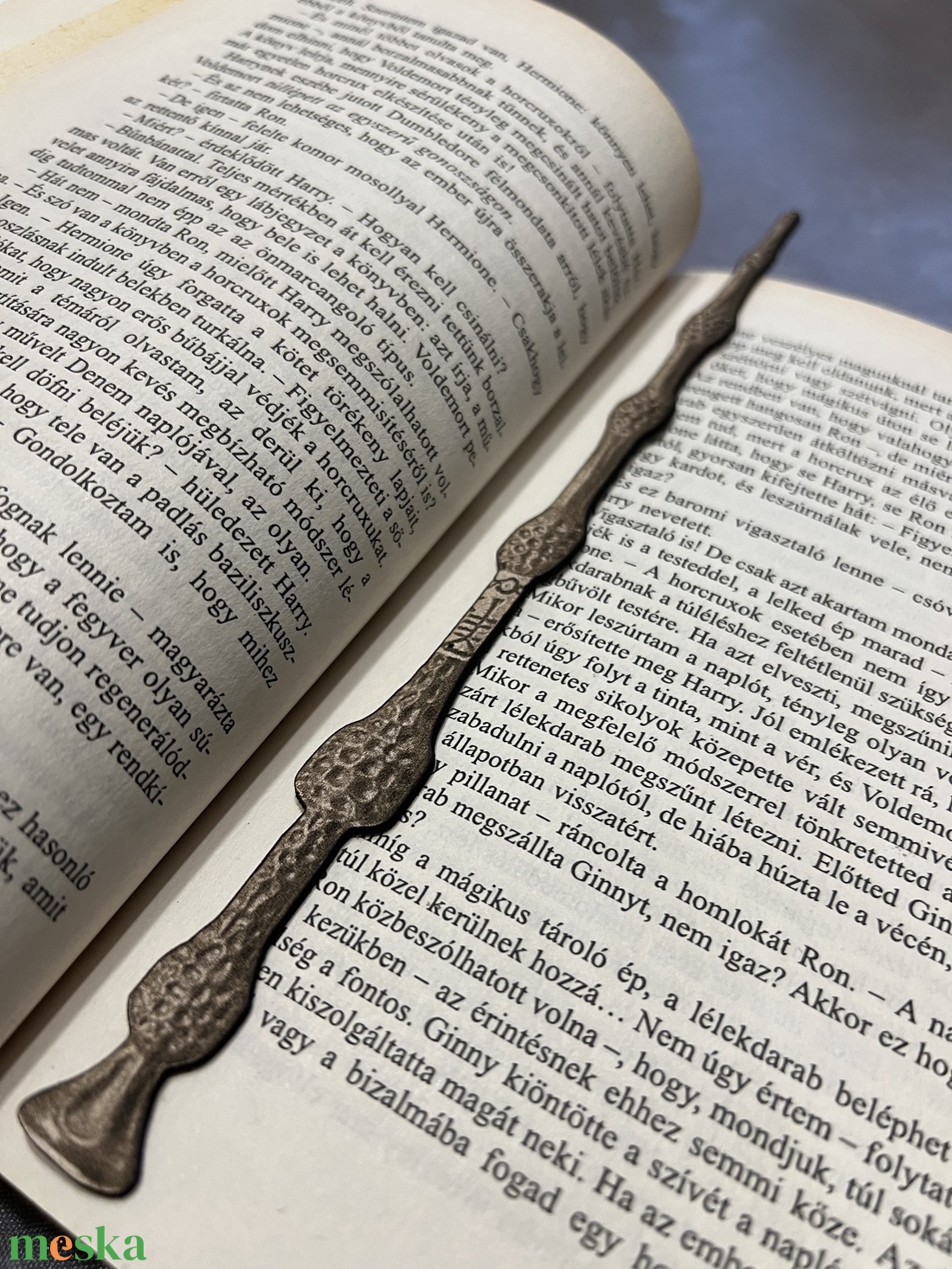 Bőr bodzapálca könyvjelző - könyv & zene - könyvjelző - Meska.hu