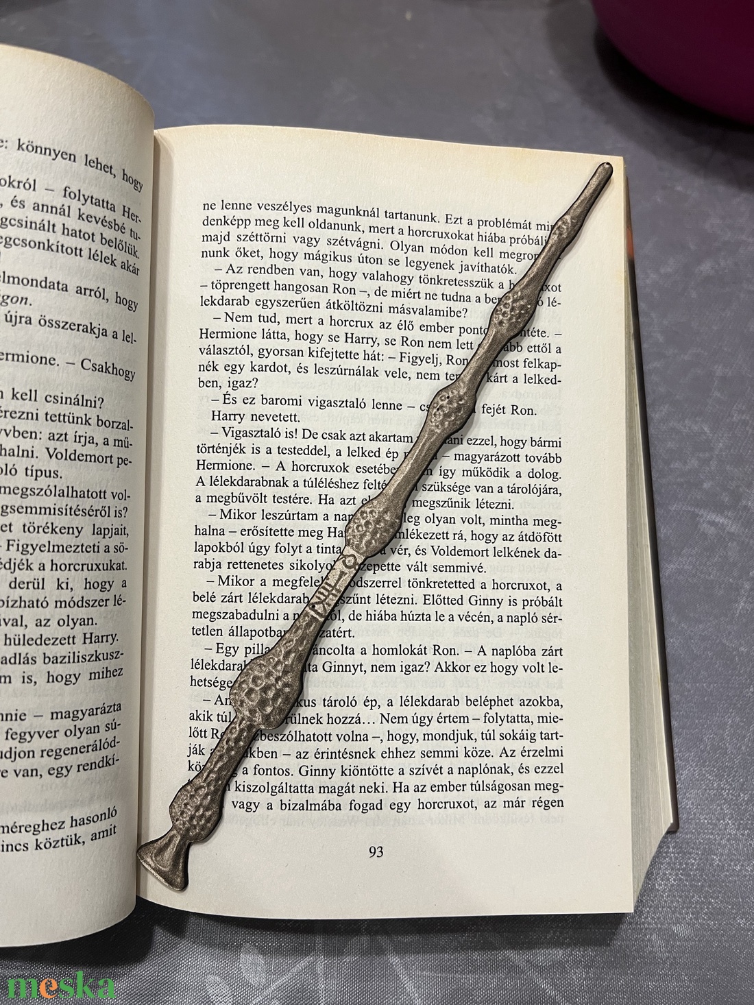 Bőr bodzapálca könyvjelző - könyv & zene - könyvjelző - Meska.hu