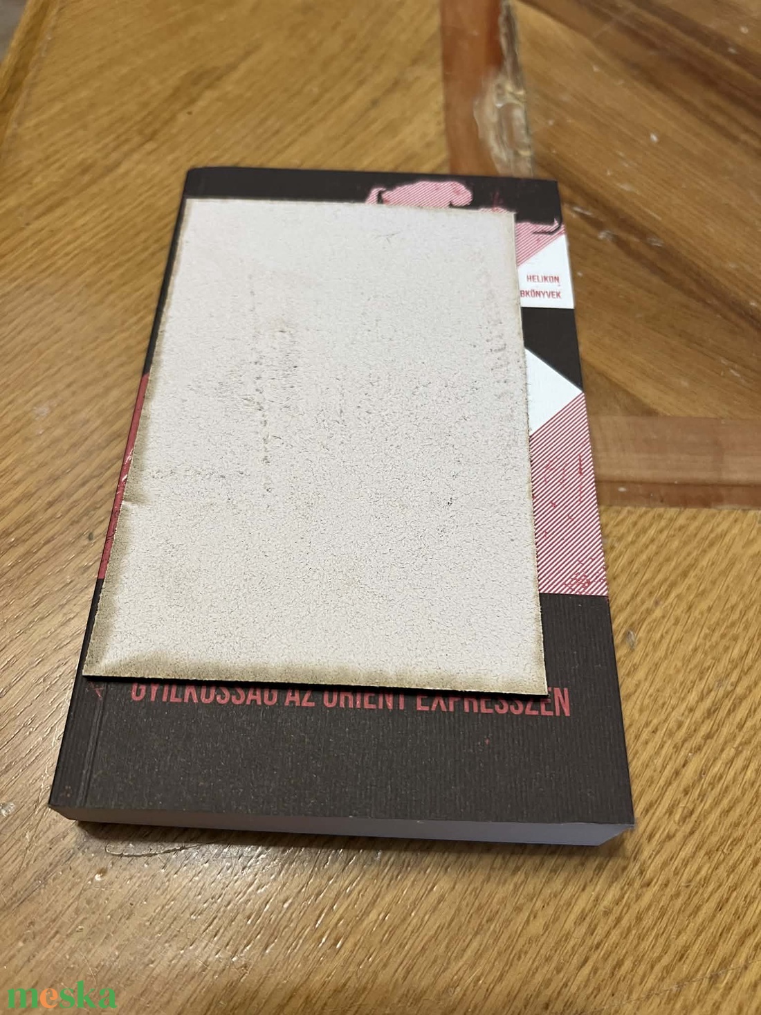 Bőr Poirot könyvjelző - könyv & zene - könyvjelző - Meska.hu