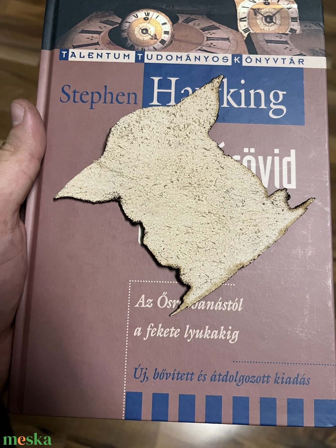 Bőr Baby Yoda (Grogu) könyvjelző - könyv & zene - könyvjelző - Meska.hu