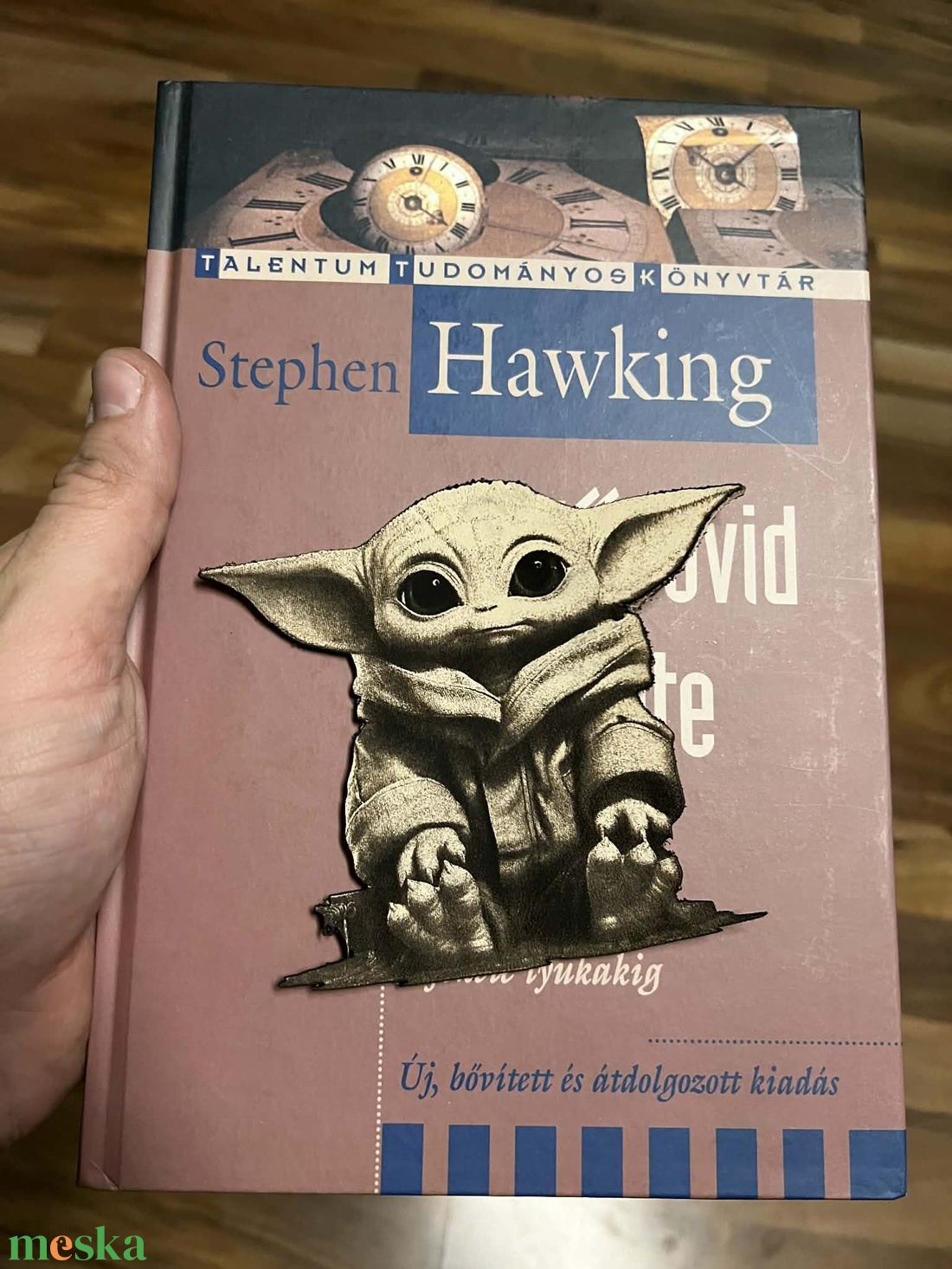 Bőr Baby Yoda (Grogu) könyvjelző - könyv & zene - könyvjelző - Meska.hu