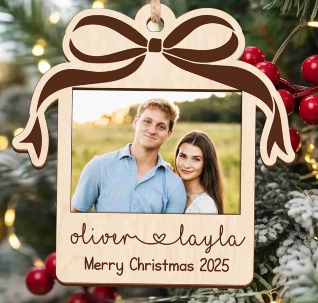 Fényképes karácsonyfadísz, egyedi karácsonyi ajándék -  - Meska.hu