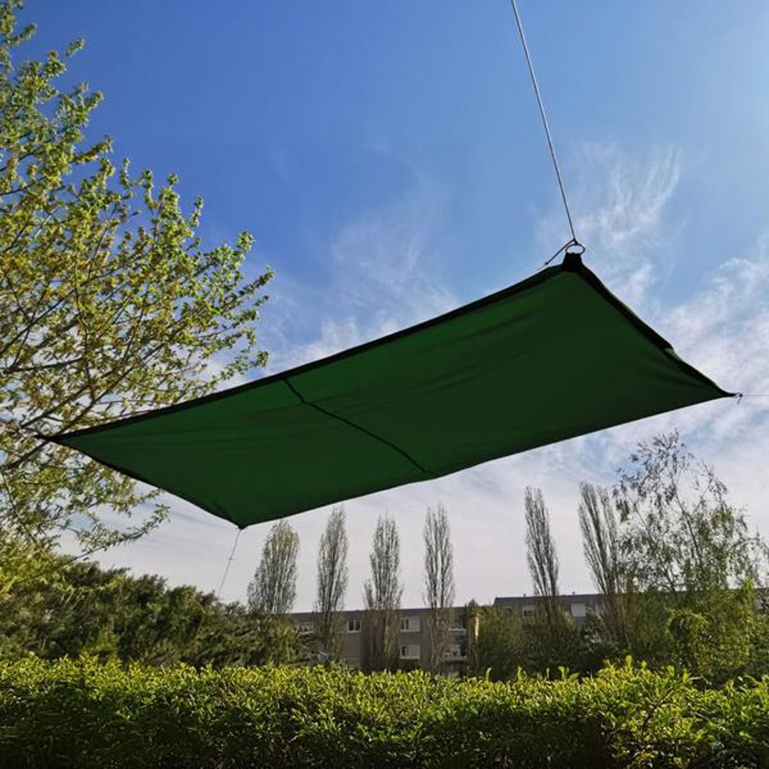 Zöld Téglalap Napvitorla -  - Meska.hu